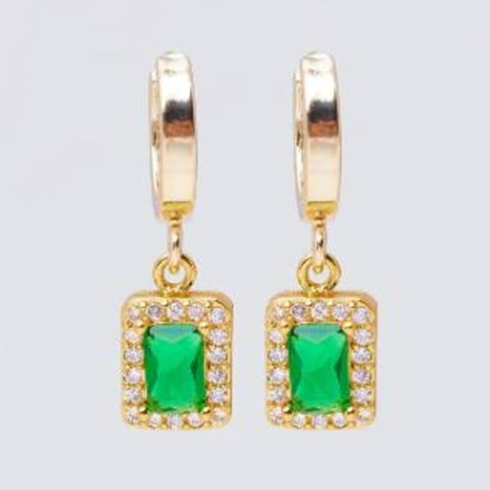Natalie B Jewelry Devi Huggy Hoop Earrings in Gold‎ Vintage Inspired